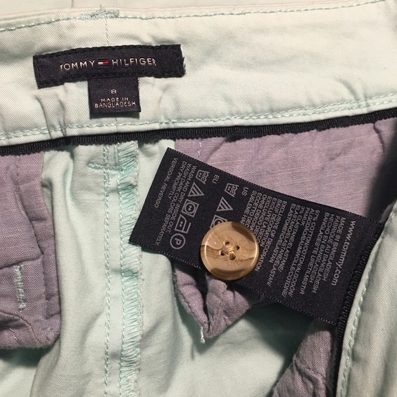 Tommy Hilfiger chinos in a cool mint colour. - Picture 6 of 8